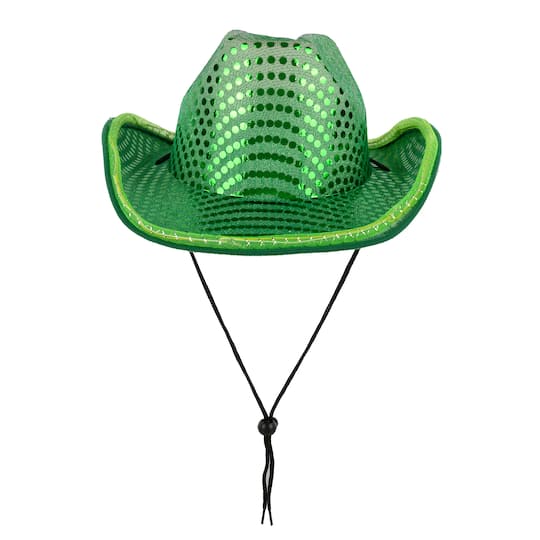St. Patrick&#x27;s Day Light-Up Cowboy Hat by Celebrate It&#x2122;